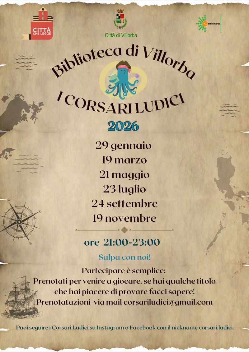 Villorba | Giochi in biblioteca con i Corsari ludici