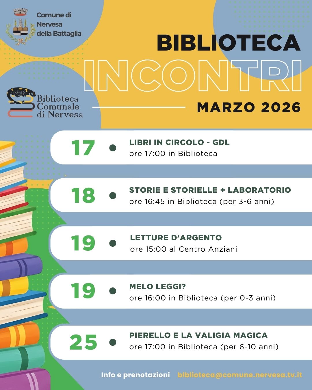 Nervesa della Battaglia |  Marzo in Biblioteca