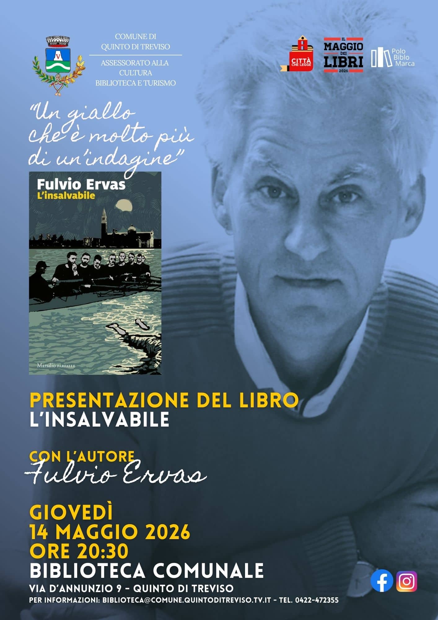 Quinto di Treviso - Incontro con Fulvio Ervas