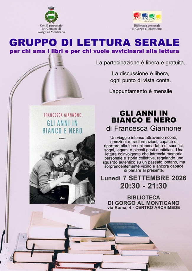 Gorgo al Monticano | Gruppo di lettura serale