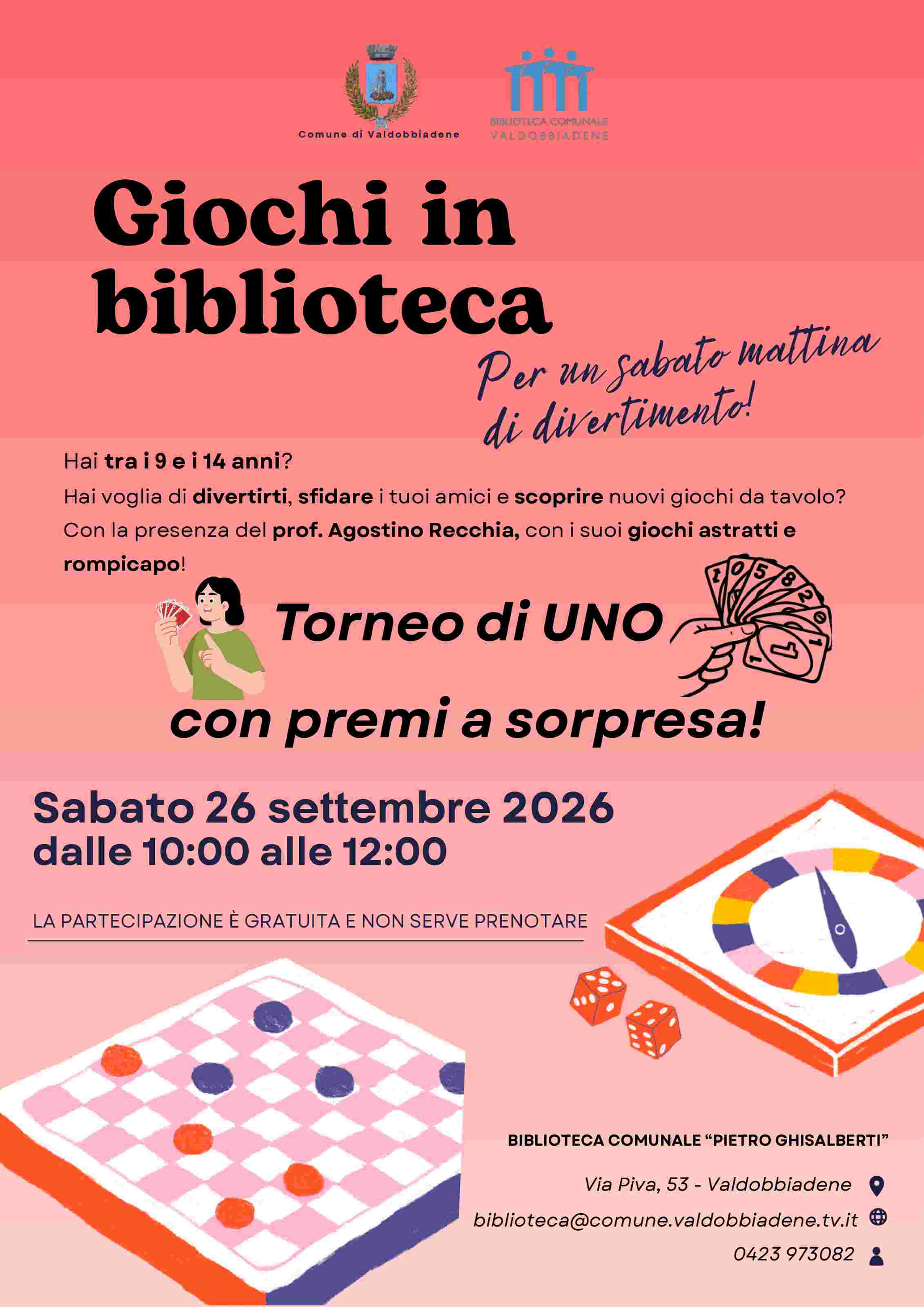 Giochi in Biblioteca | Valdobbiadene