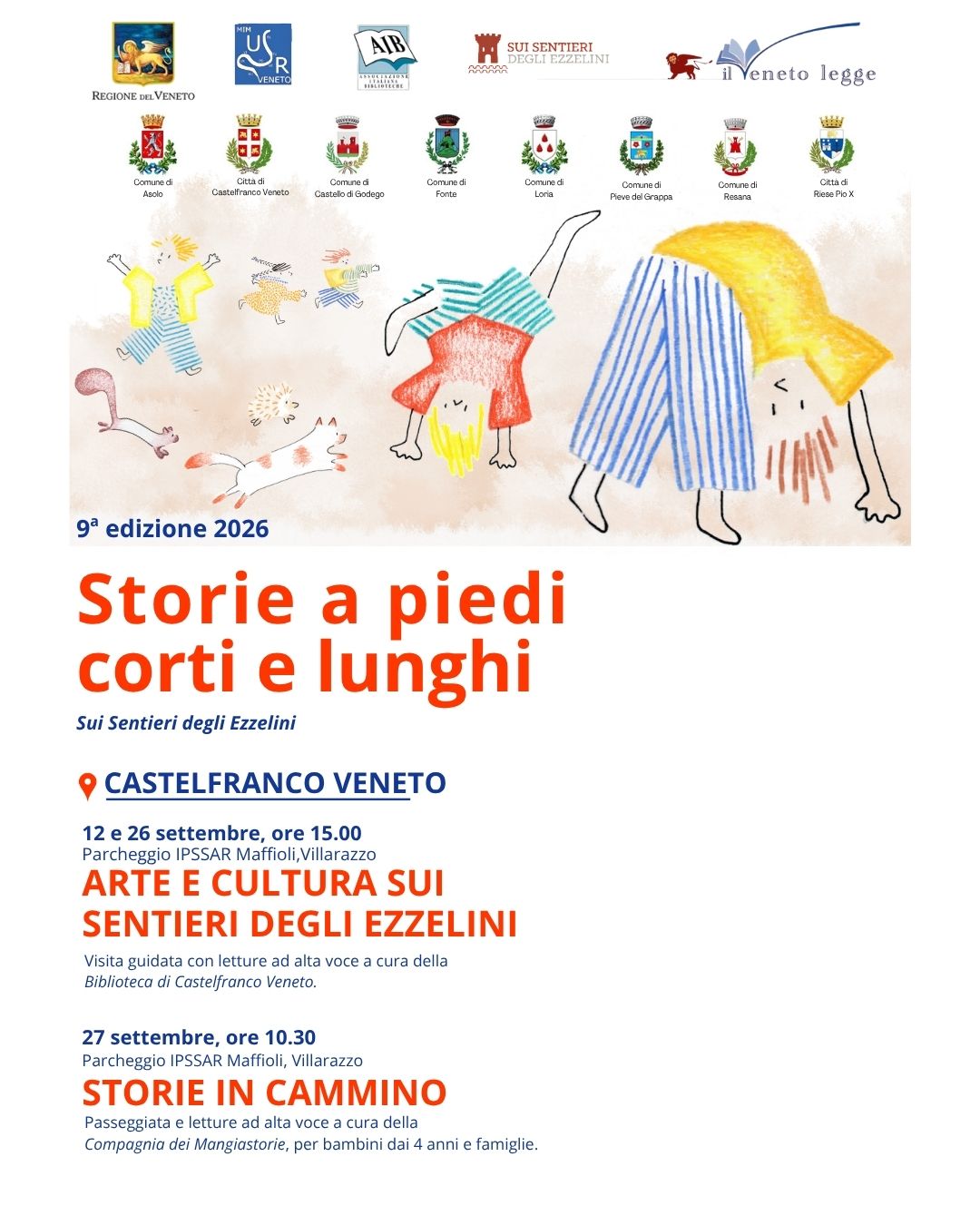 STORIE IN CAMMINO | Storie a piedi corti e lunghi