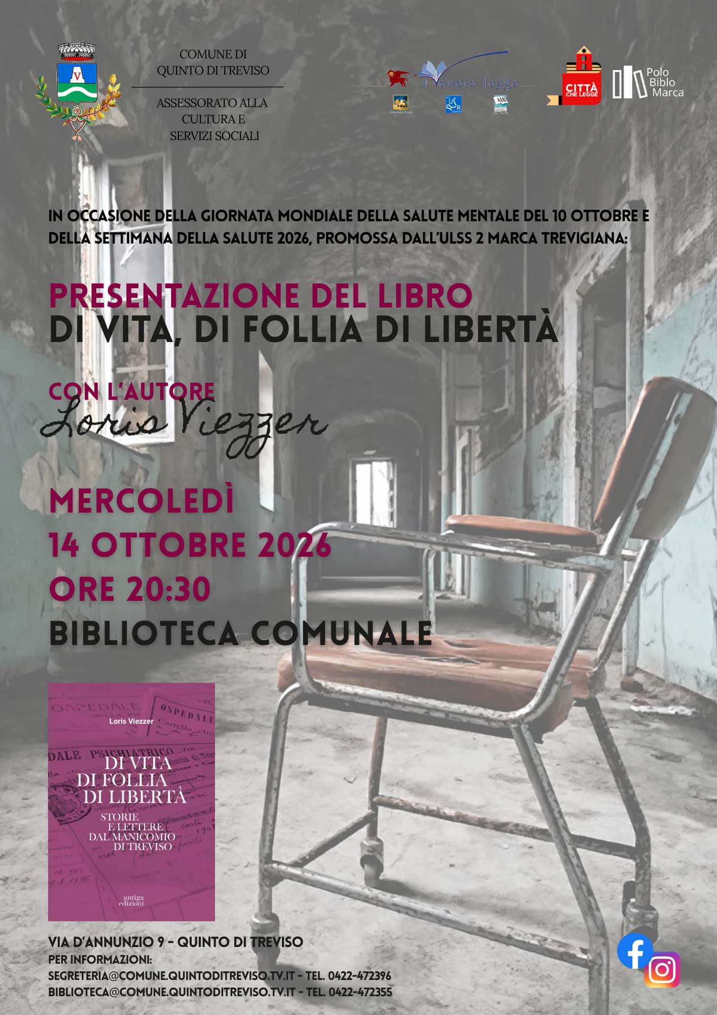 Di vita, di follia, di libert&agrave; - Un libro di Loris Viezzer