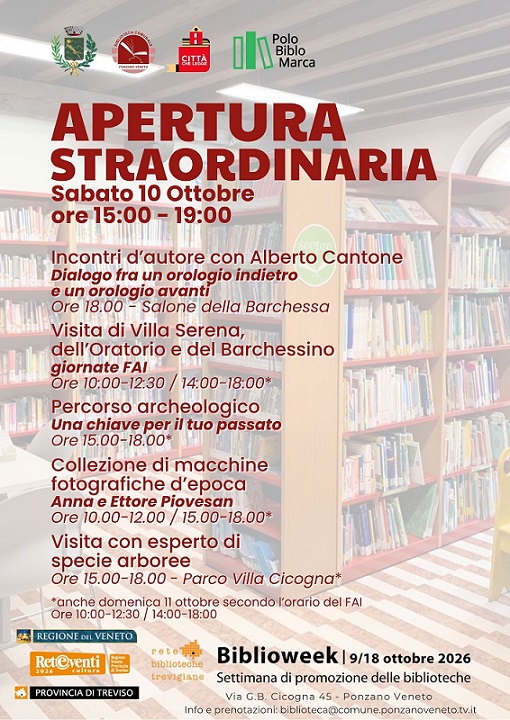 Ponzano Veneto | Apertura straordinaria