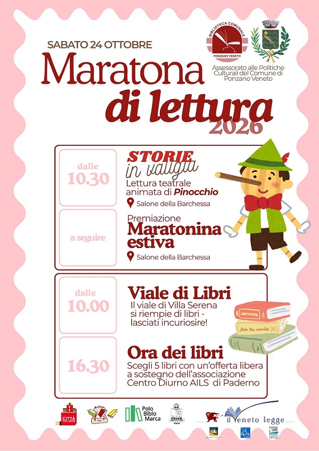 PONZANO VENETO | MARATONA DI LETTURA